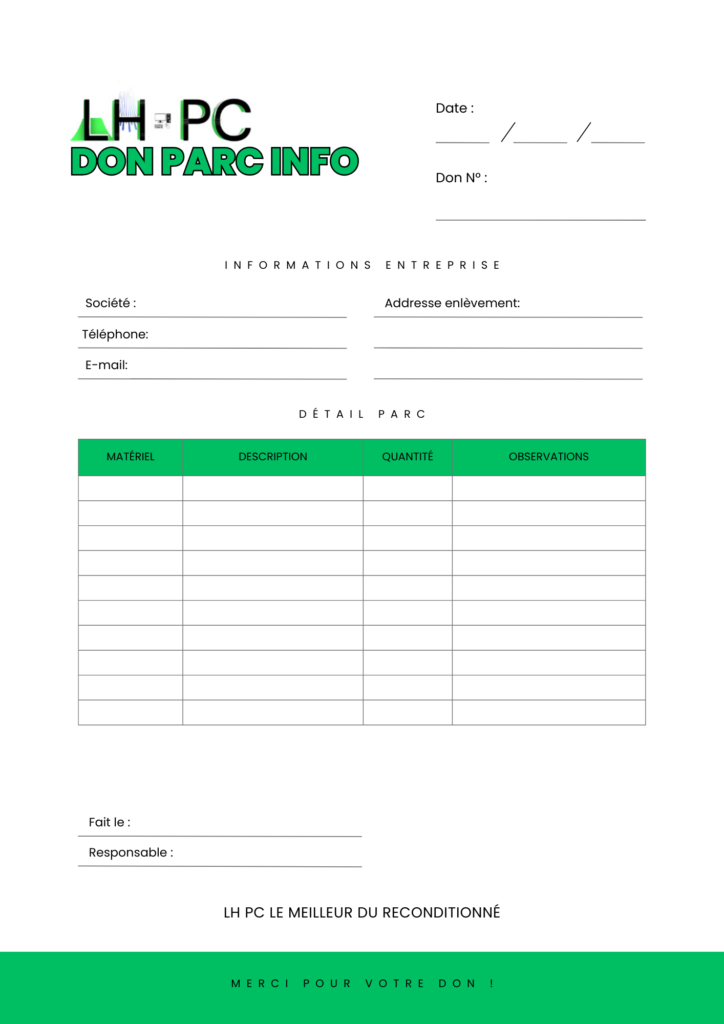 Don formulaire